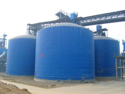 响水镇水泥钢板库改造